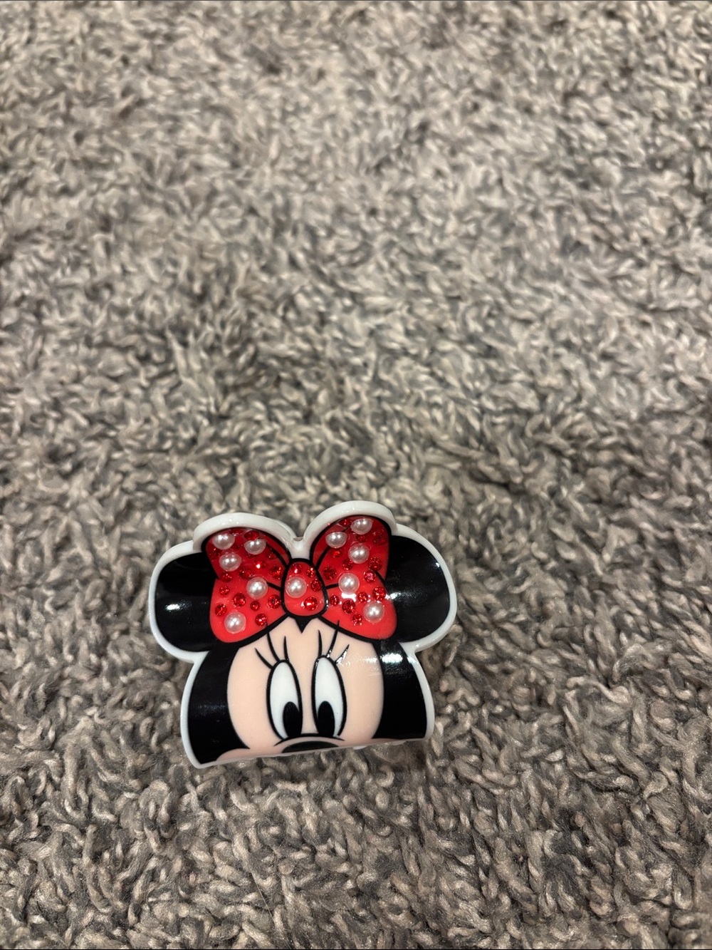 Minnie Mouse Red Bow Kids Hair Clip